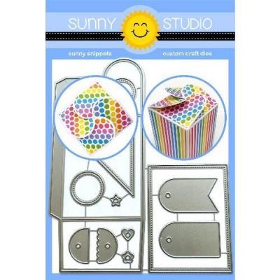 Sunny Studio Stanzschablonen - Wrap Around Box